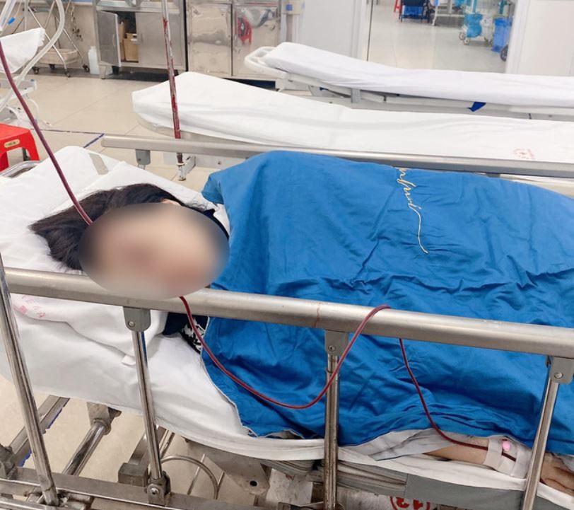 Sản phụ mang thai 6 tháng cấp cứu tại Bệnh viện Thanh Nhàn nhưng không qua khỏi. Ảnh: GĐCC