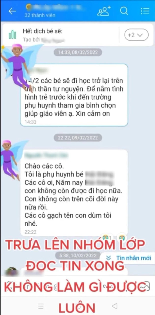 Cô giáo thông báo lịch học tự nguyện trở lại của học sinh, 1 phụ huynh nhờ cô gạch tên con với lý do khiến tất cả chết lặng - Ảnh 1.