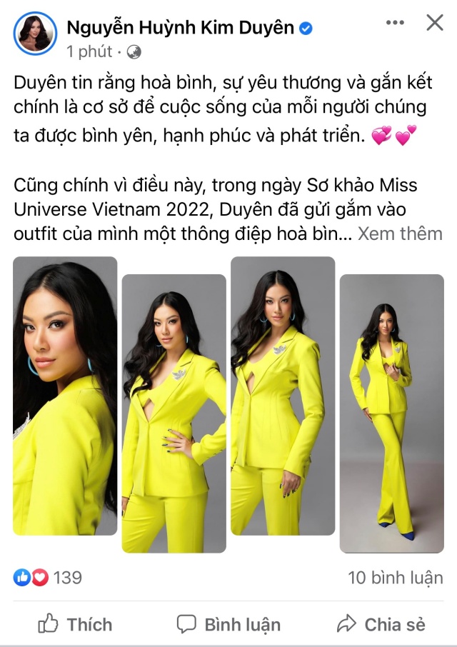 Kim Duyên Miss Universe Vietnam 2022