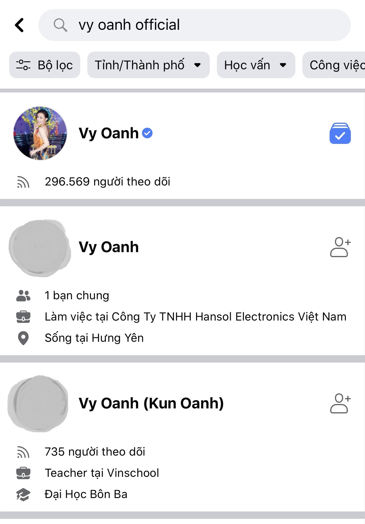 vy oanh