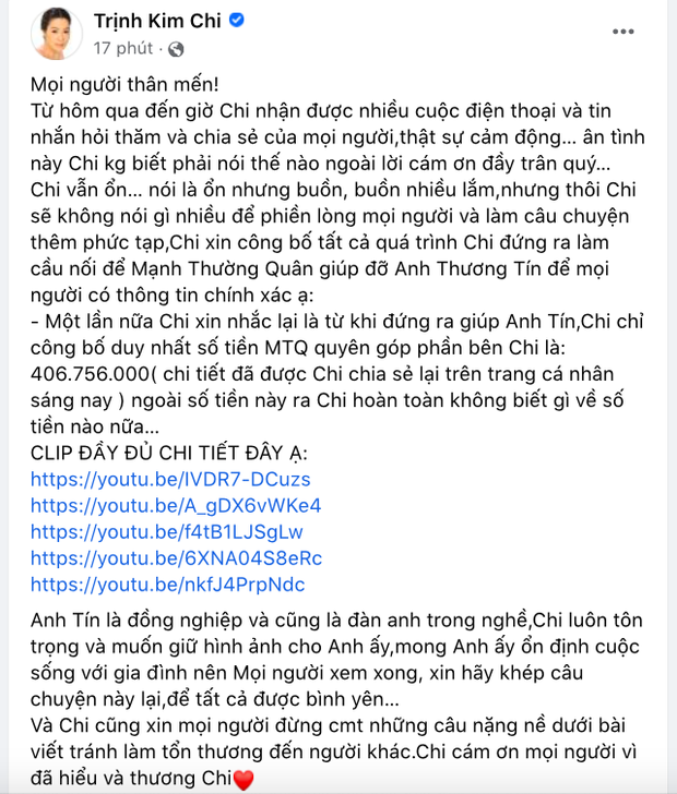 1 năm buồn của Trịnh Kim Chi - Ảnh 3.