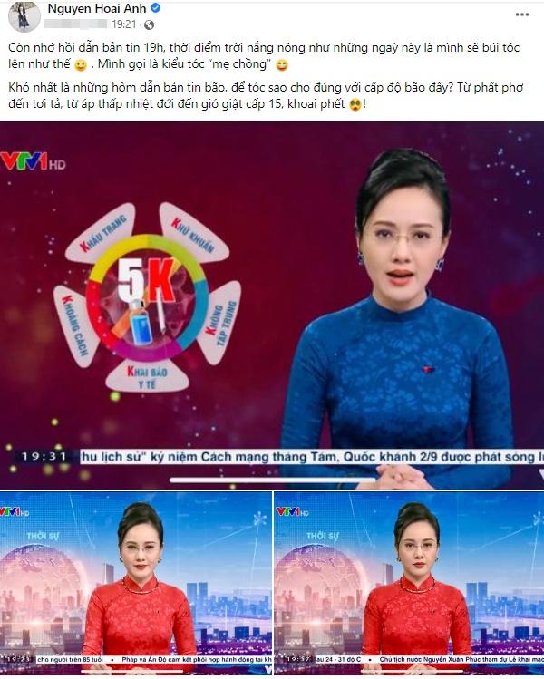 BTV Hoài Anh ăn mày quá khứ thời cầm trịch Thời Sự 19H-1